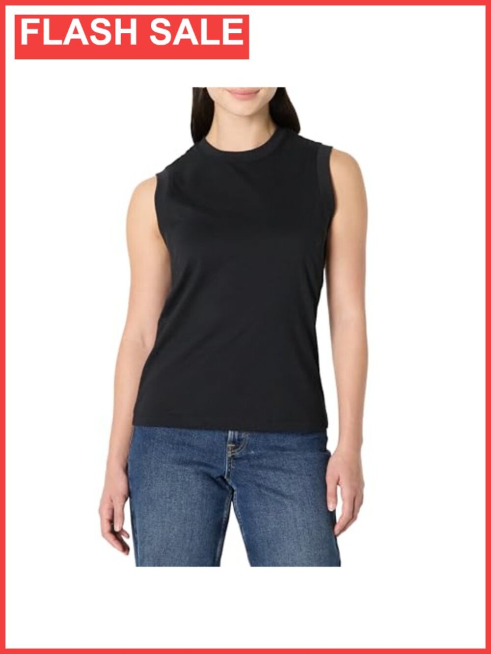 Relaxed Fit Cotton Muscle Tee Ribbed Crew Neck Breathable